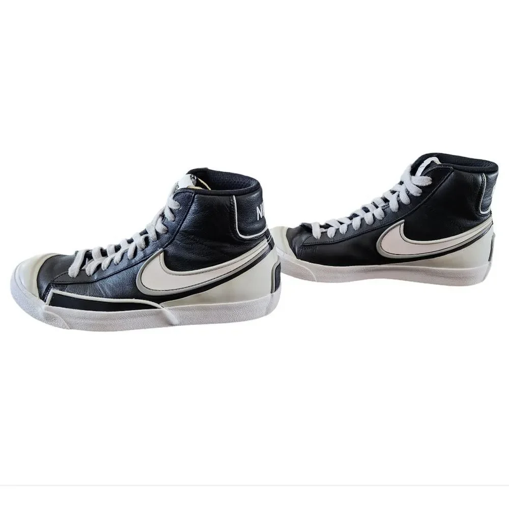 Nike Blazer Mid '77 Infinite Black White High Top Sneakers Men 7 Women 9
